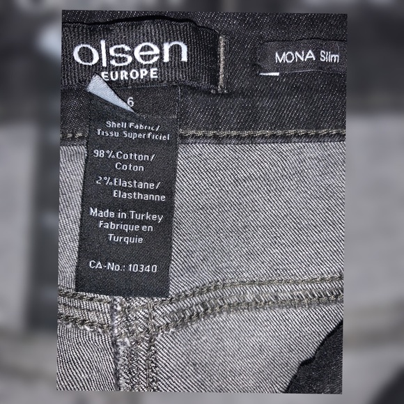 Olsen Europe Mona Slim Soul City 1808 Denim Pants - Picture 8 of 9